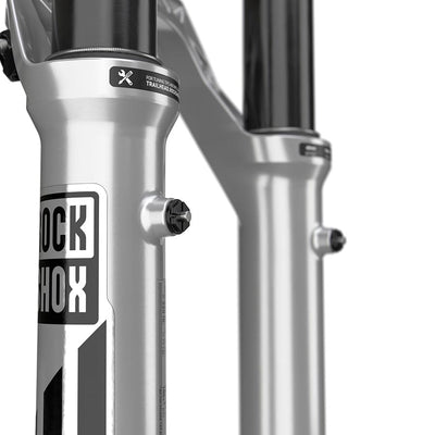 RockShox, Pike Ultimate RC2 C1, Suspension Fork, 27.5'', DebonAir+, 140mm, 1-1/8''-1.5'', 15x110mm TA, Rake: 44mm, Silver