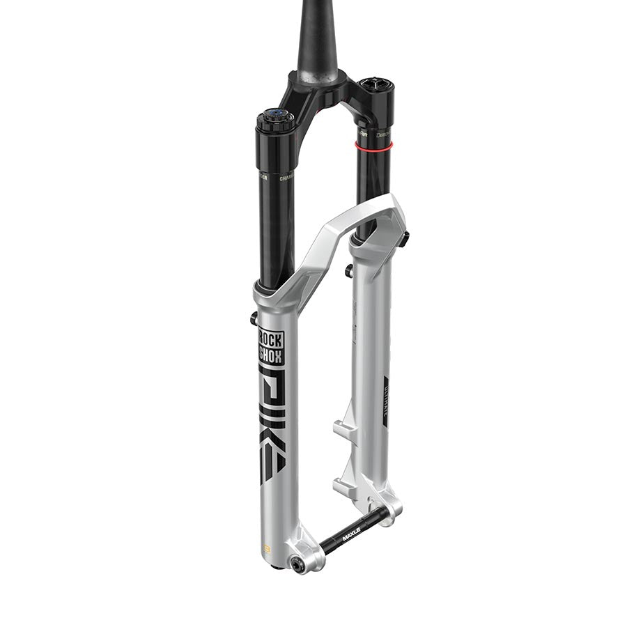 RockShox, Pike Ultimate C2, Suspension Fork, 27.5'', DebonAir+ W/ButterCups, 130mm, 1-1/8''-1.5'', 15x110mm TA, Rake: 44mm, Black