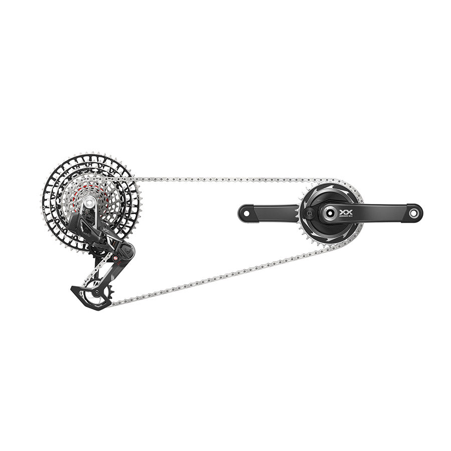 SRAM XX SL T-Type Powermeter D2 - Kinetik Cycles