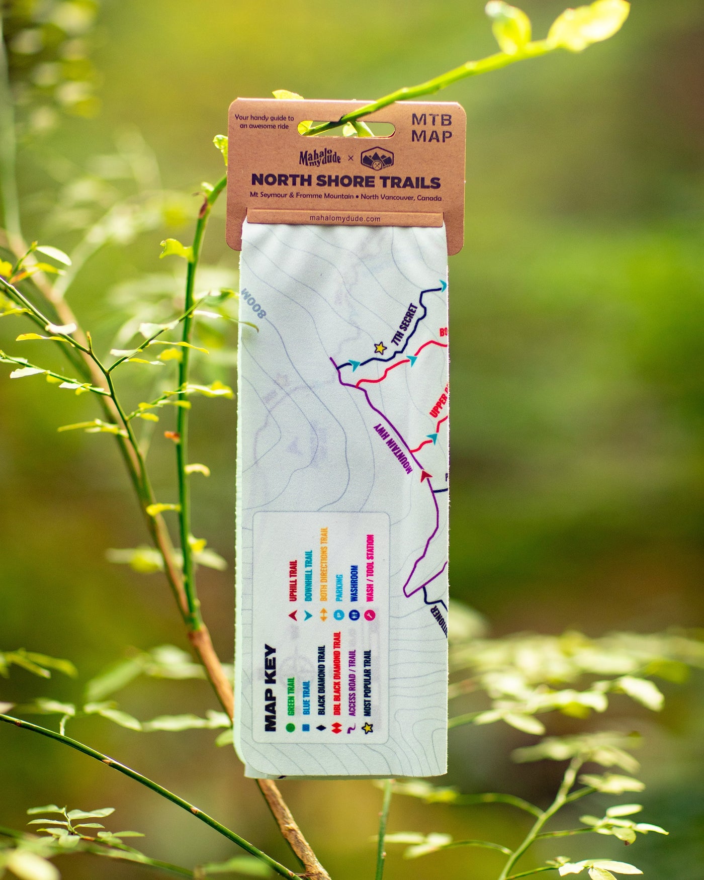 North Shore Trail Map Cloth