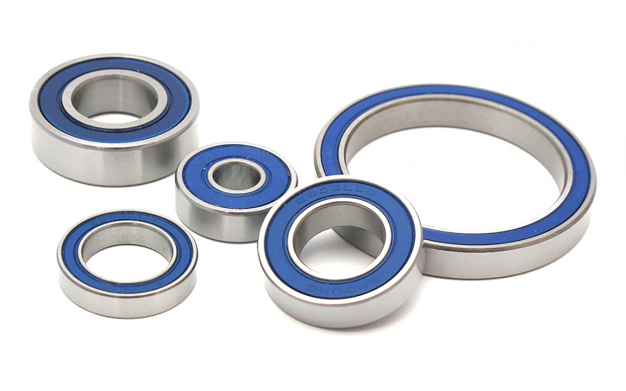 We offer a full line of steel bearings for almost any application. From headsets to hubs, wheels to suspension pivots, bottom brackets to jockey wheels...If it spins, Enduro Bearings is there.